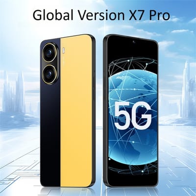 HOT NIEUWE X7 Pro Mobiele Telefoons 2026 Originele 7.3HD Android 15 Smartphone 5G Dual Card 7800 mAh Global Versie Goedkope Mobiele Mobiele Telefoons