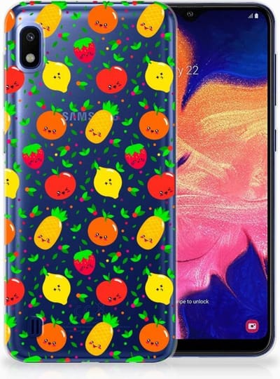 Samsung Galaxy A10 Siliconen Case Fruits