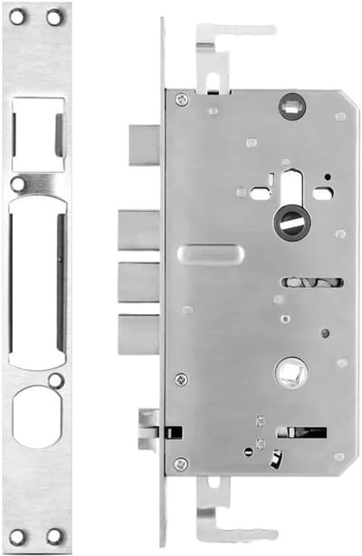 Deurslot Beveiliging - Insteekslot Mechanisch - Binnendeur Beveiligen - Robuust Stalen Lichaam - 220 x 22 mm - Metaal