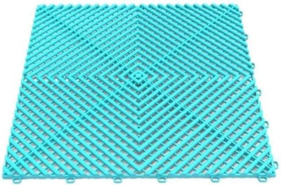 Vloertegels - Grijze Tegels - Garage Werkplaats - Anti-slip Drainage - 40x40x1.8cm - Hemelsblauw