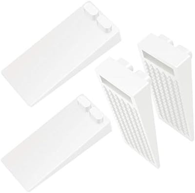 Set van 4 rubberen deurstoppers - antislip, verstelbaar, geschikt voor harde vloeren