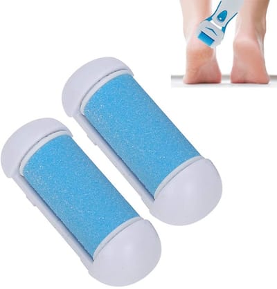 Dailygoods - Voetvijlen-rollenkoppen - Reserve-rolkop - Professionele pedicure-gereedschapsset - 2-delig - Eeltverwijderaar - Geschikt voor voeten - K...