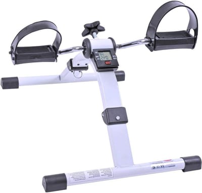 Pedaaltrainer - Hometrainer Fiets - Spierkracht Opbouwen - Stabiel Stalen Frame - 38.8 x 35 x 20 cm - Zwart