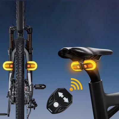 Bike Turn Signal Achterlicht LED Fietslamp USB Oplaadbare Fiets Draadloze verlichting Terug MTB Staart Licht Fietsaccessoires