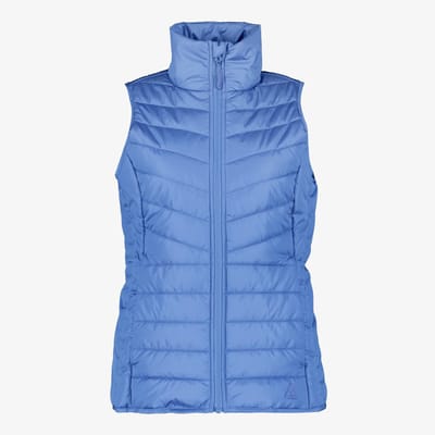 Mountain Peak dames bodywarmer blauw - Maat S - Gilet - Mouwloos vest