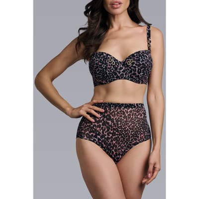 Marlies Dekkers Night Fever Black Pink Leopard Balcony Bra Maat: 70B | BH's Outlet | Dames | Zwart