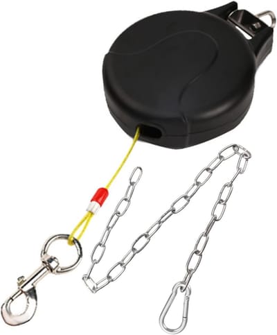 Intrekbare Hondentouw - Muurmontage Riem - Huisdier Training - Zware Kwaliteit Nylon - 9 Meter Lengte
