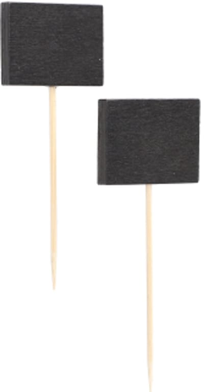 100 Fingerfood prikkers 8,5 cm Blackboard