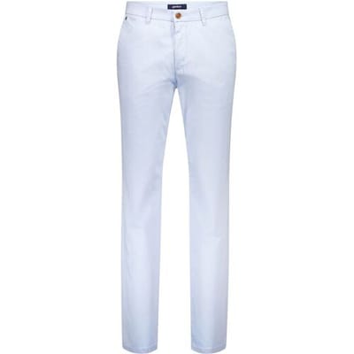 Gardeur Broek Bono Leisure Luxury Silky Touch Supima Cotton Comfort Stretch Licht Blauw / male