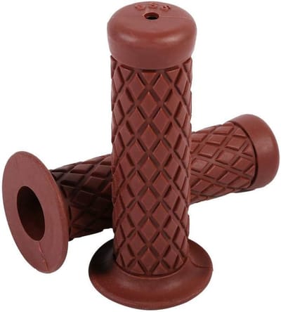 Comfortabele Universele Motorfiets Handvatten 22mm 7/8 inch Zacht Rubber Vintage Stijl