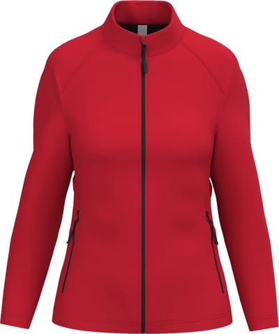 iDeal Basic Brand Dames Softshelljas 2 lagen IB411 - Ideal Red - XS