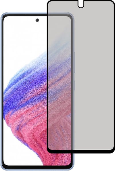 Screenprotector - Geschikt voor Samsung Galaxy A53 - Privacy Filter - Beschermglas - Gehard Glas - Tempered Glass - Screen Protector