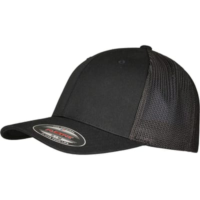Urban Classics - Trucker Recycled Mesh Flexfit pet - L/XL - Zwart