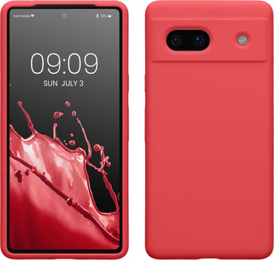 kwmobile telefoonhoesje geschikt voor Google Pixel 7a - Hoesje met siliconen coating - Smartphone case in dolce vita