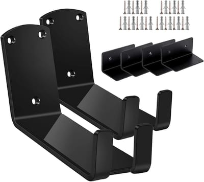 Famanu - Set van 2 wandhouders met pedaalsteun voor racefiets, MTB of e-bike