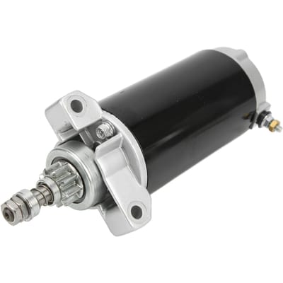 Démarreur Hors-Bord 9 Dents Rotation Anti-horaire MOT3014 Remplacement pour MARINER 25E B F 4 Temps 1998‑1998
