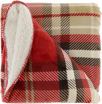 D- Unique Living - Plaid Huub 130x160cm Red