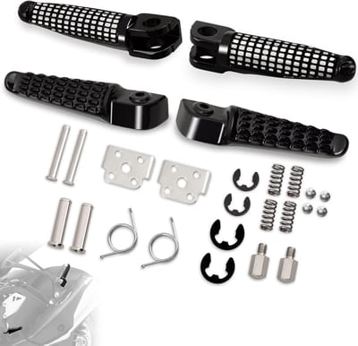 Voetsteunen voor Achterpassagiers en Voorrijder voor Kawasaki ZR800, Z1000 en Ninja ZX6R 2010-2023, Comfort en Veiligheid voor Motorrijders