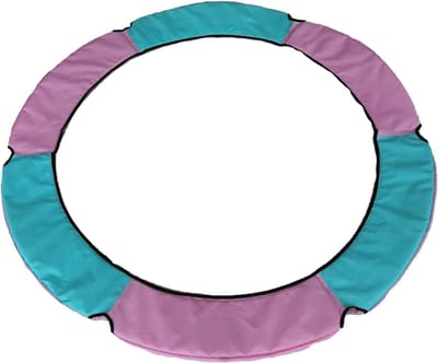 Trampoline Randkussen - Veiligheidskussen Randbeschermer - Trampoline Veiligheid - Antibotsingsbuffer - 1.4M Diameter - Roze Groen