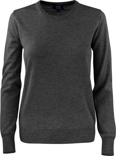 Cutter & Buck Kennewick Crewneck Dames 355407 - Antraciet Melange - XXL