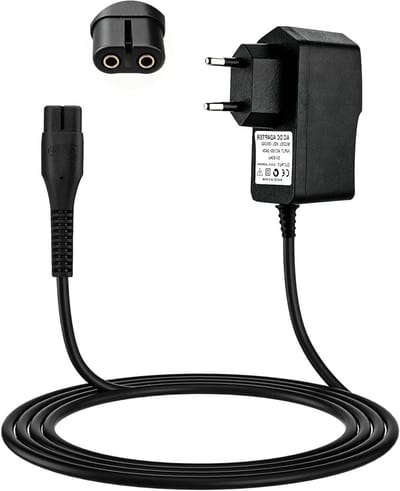 Netadapter 5,5 V voor raamzuigers, oplader voor glasreinigers, geschikt voor verschillende modellen zoals KV4, WV2 en WV5, ideaal voor thuisgebruik en professioneel reinigen