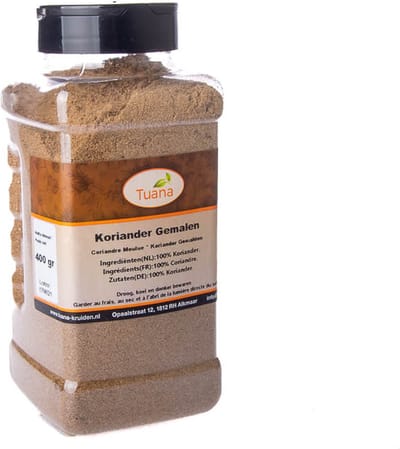 Tuana Kruiden - Koriander Gemalen / Ketoembar - Strooibus 350 Gram - Tuanashop - GP-K-0044
