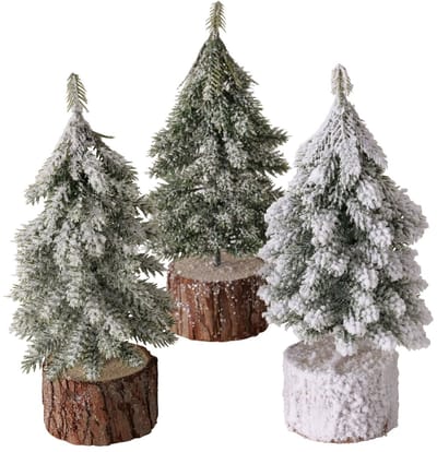 B./2 3-delige set decoratieve kerstboom Senja - 2027155