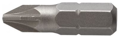 LUN FIX - Bit Enkel Schroef - Zeskant Schacht - 25mm - PZ2 - Schroevendraaier Bits