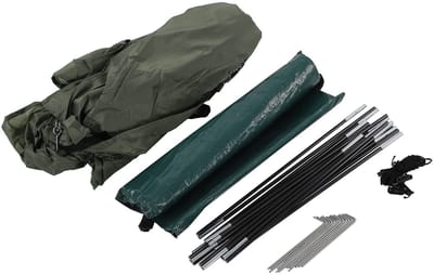 Dailygoods- Vissentent Lichtgewicht - Waterdicht - Winddicht - Voor 1-2 Personen - Oxford Doek - 2 Vensters voor Observatie - Visserstent