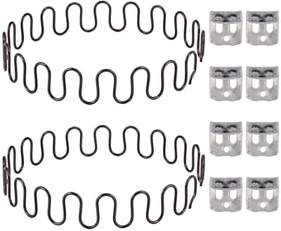 ByShane - Reserveveren voor bank - Set van 2 - 787 cm - S-clips - 40 draden - Diameter voor bank reparatieset - Stoelen - Meubels - Interieurdecoratie - Auto