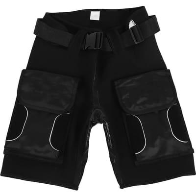 YONSUB Duik Tech Shorts met Zakken Hoge Taille Houd Warm Rekbaar Neopreen Korte Broek voor Scuba Duiken Surfen XS black