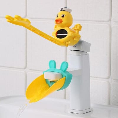 Waterkraan Kinderwasbak Verlengstuk Baby Handwaskraan Verlengstuk Uitloop Artefact Waterleiding Spatwaterdicht Cartoon