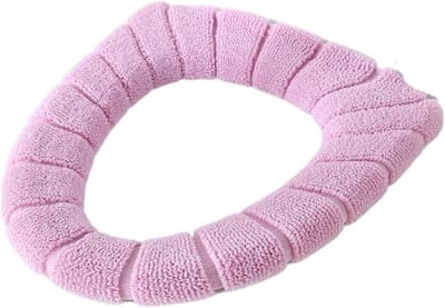 Toiletbrilhoes - Deksel warmer - Winter comfort - Wasbaar en universeel - 30 cm diameter - Blauw