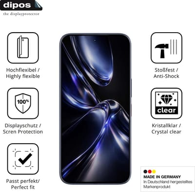 dipos – 2x Beschermfolie geschikt voor Aiplus AI+ Nova 2 Ultra 5G | 3D Full Cover Screenprotector | 100% Passend