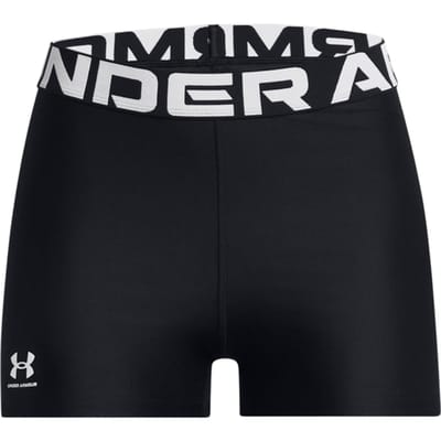 Under Armour Heatgear Authentics Shorty Short Voor Tennisballen Dames-Zwart