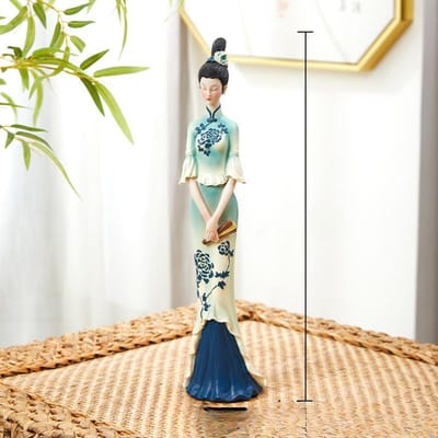 Chinese Stijl Alleen Groene Sieraden Chinese Stijl Klassiek Dames High-end Woonkamer Entree Wijnkast Licht Luxe Decoraties beige