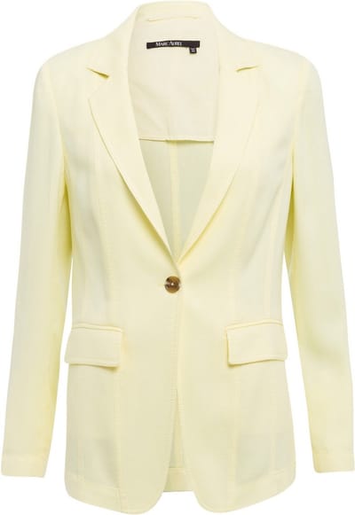 Marc Aurel - gele blazer met een knoop - maat 36
