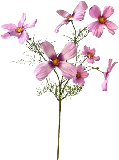 Easyplants | Kunstbloem Cosmos 74 cm roze | Zijde | Nepbloemen | roze | Onderhoudsvrij | Kant-en-klaar