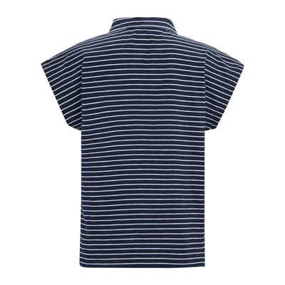 Regatta Dames/Dames Lorana T-Shirt (Marine, Wit)