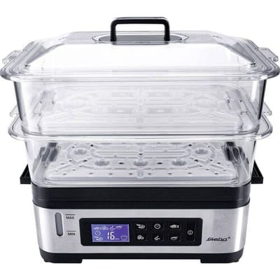 Steba DG2 - Stoomkoker - 6 liter - timer - 1200 Watt - 5 automatische programma's - BPA vrij