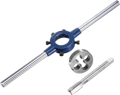 Complete Set voor Draadbewerkingen met 3/8-32 UNEF Draad en M9-M11 Draad, Hoogwaardige Staal Gereedschap voor Draadreparatie en Wrench Kit, Geschikt voor 20mm-30mm OD