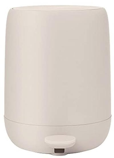 Pedaalemmer van kunststof/siliconen - Moonbeam, 5L - Soft-close Deksel & Uitneembare Emmer - Badkameraccessoire