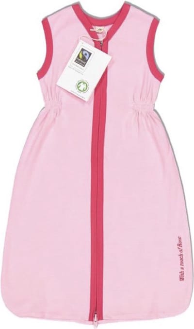 With a touch of Rose Slaapzak 110 cm – Roze - Vanaf 21 maanden - Biologisch katoen – Fairtrade