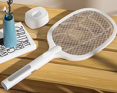 Elektrische vliegenmepper - Muggenlamp - Oplaadbaar - Lithium batterij - Duurzaam - 3000V Elektrische Mosquito Killer met UV Lamp