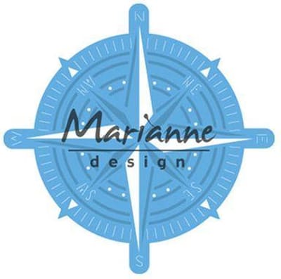 Marianne Design Creatables Snij en Embosstencil - Kompas