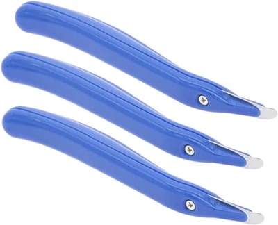 Nietjesverwijderaar Set - Nagelverwijderaar Tool - Kantoor Werk - Arbeidsbesparend Ontwerp - 3 Stuks - Blauw