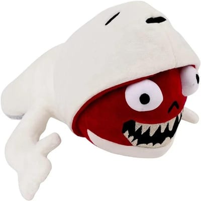Dubbelzijdige Brugworm Pluche Speelgoed Omkeerbare Horror Knuffelpop Kussen Kindercadeau Dierlijk Speelgoed voor Kinderen brown