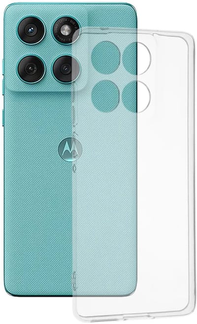 Hoesje geschikt voor Motorola Edge 60 / Edge 60 Fusion - Techsuit Clear Silicone Back Cover - Transparant
