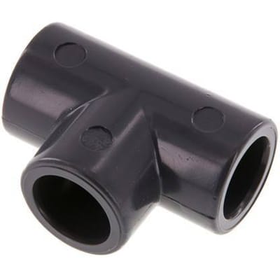 PVC T-stuk fitting Lijmmof 16x23mm [5 stuks]