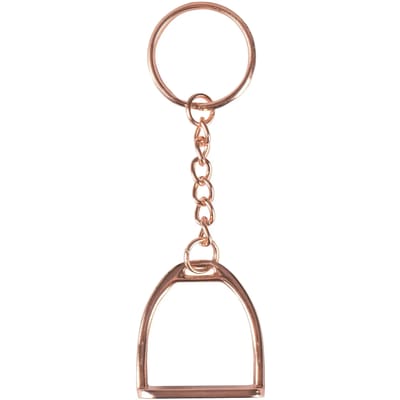 Red Horse Sleutelhanger Stijgbeugel Rosegoud - ONE
